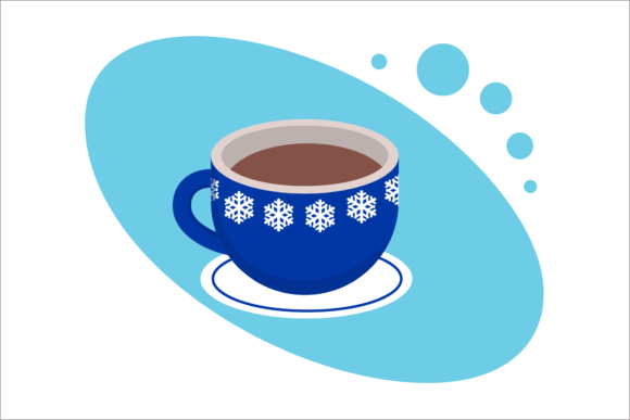 A Christmas Cup Icon Design for Graphics and Icons