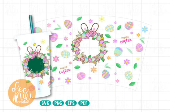 A Review of the Easter Bunny DIY Wrap Venti Cold Cup Graphics