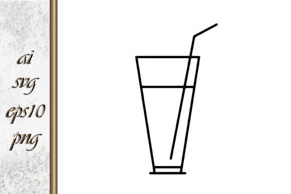 A Sketch Juice Cup Vector for Local Business Graphics