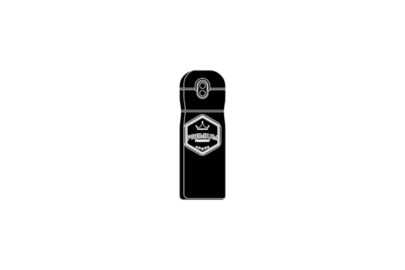 A Strong Tumbler Silhouette for Brand Graphics & Marketing Icons
