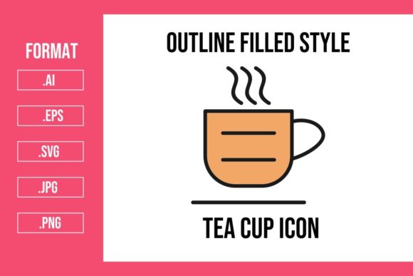 A Tea Cup Icon for Stronger Branding and Marketing Graphics