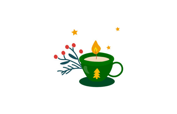 An Elegant Cup Graphic for Polished Holiday Content