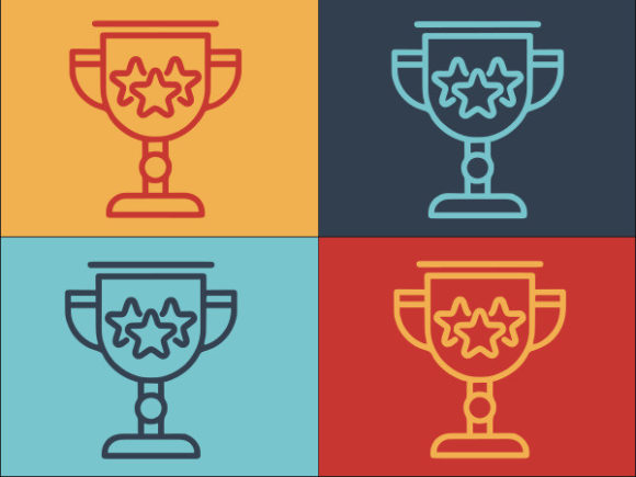 Award Cup Graphics: The Elegant Logo Template