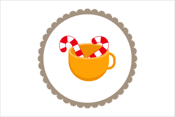 Christmas Candy Cup: A Festive Icon for Your Graphics