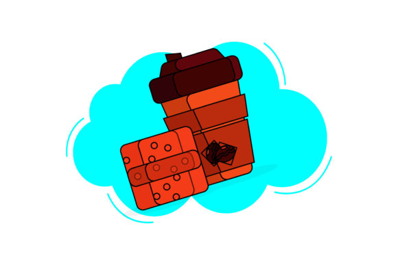 Coffee Cup Morning Cloud Style Graphics & Icons Review