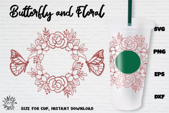 Crafting Polished Digital Content with Butterfly Florals Graphics