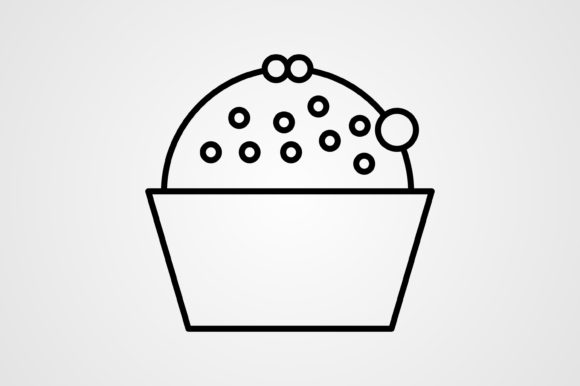Evaluating the Cup Cake Line Icon for Your Digital Products
