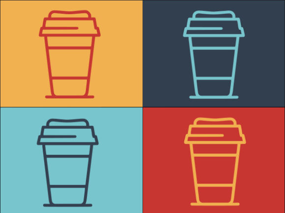 Hot Coffee Plastic Cup: A Graphics Review for Brand Storytelling