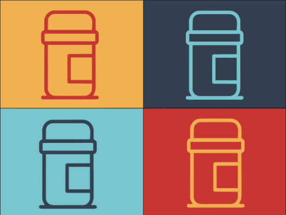 Hot Cup Thermos: An Elegant Logo for Modern Graphics