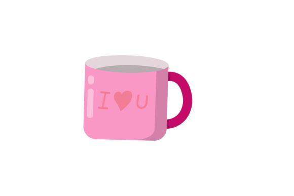 The Valentine Cup Icon: A Standout Graphic for Seasonal Projects