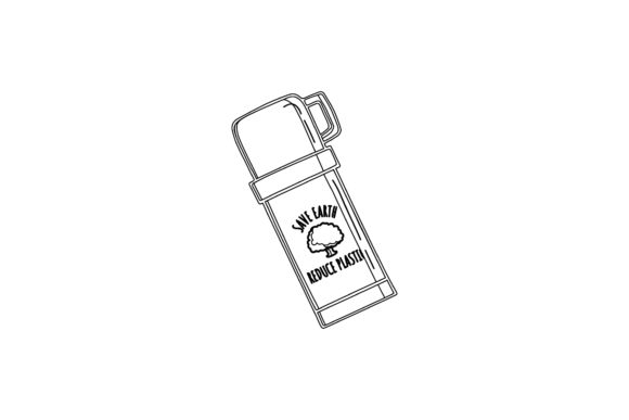 Tumbler Hot Water Outline: Graphics & Icons Review